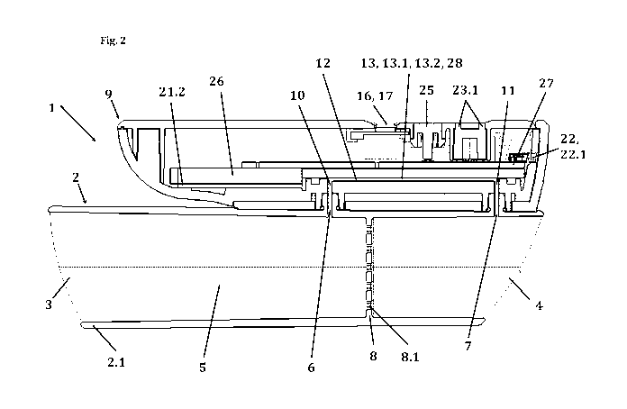 A single figure which represents the drawing illustrating the invention.